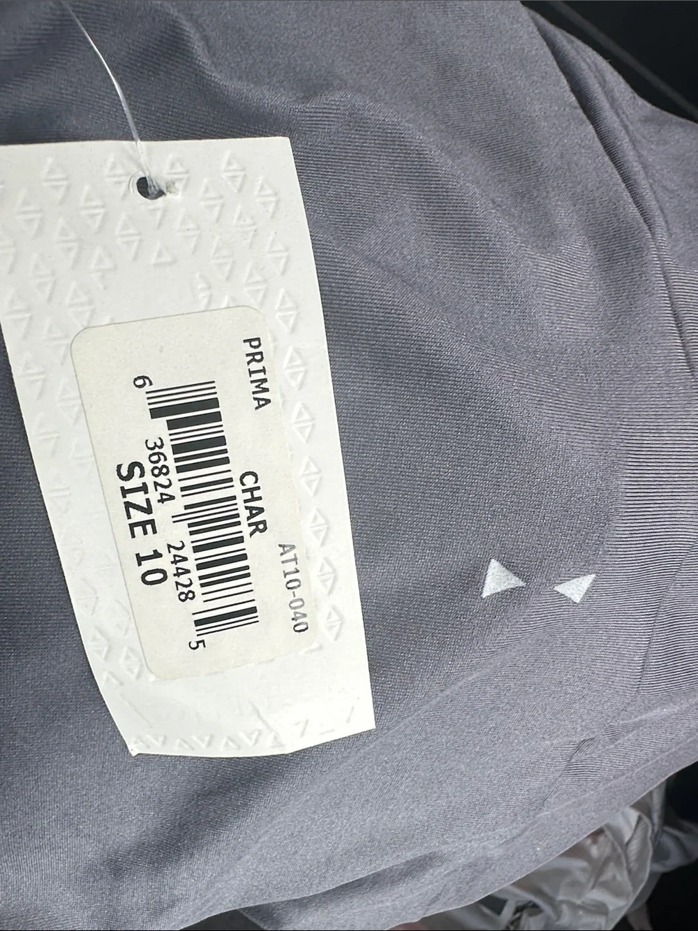 NWT Lucky In Love, size 10, jr girls racerback tank, grey and hot pink